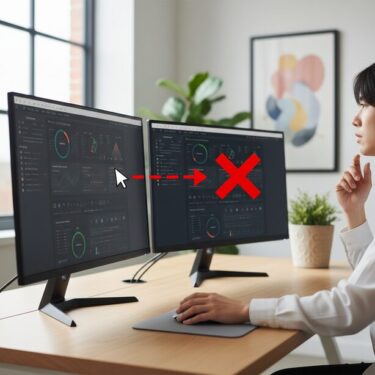 パソコン2画面でマウスが移動できない原因とOS別対処法を解説