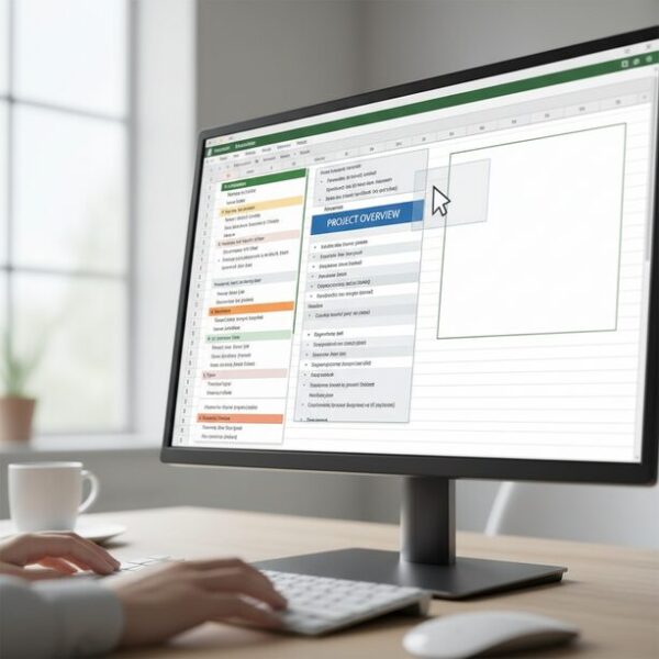 Excelに挿入した図形やテキストボックスをクリックしても選択できず、オブジェクトからずれた位置に当たり判定がある状態。表示倍率が100%でない場合に発生しやすいマウスポインタのずれと対処法。