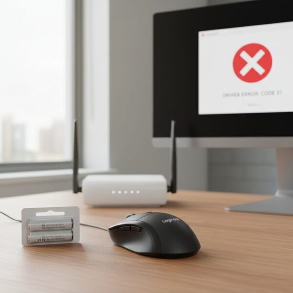 Logicoolマウスが接続できない主な原因の切り分け。物理的な電池の問題や、ワイヤレスの電波干渉、ソフトウェアやドライバの不具合など、トラブルシューティングで確認すべきポイントを解説。