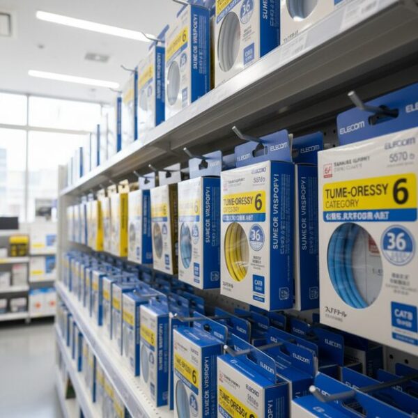 有名メーカー製の「カテゴリ6」や「ツメ折れ防止」を謳うLANケーブルの製品群。通信速度を安定させるためには、品質に定評のあるおすすめメーカーの製品を選ぶと安心。